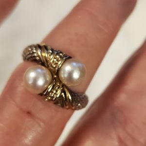Sterling Silver & Pearl Ring